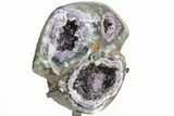 Unique Amethyst Geode with a Face - Uruguay #213421-2